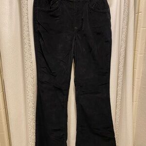 We The Free Black corduroy Flare Jeans